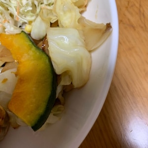 バーベキュー風野菜炒め